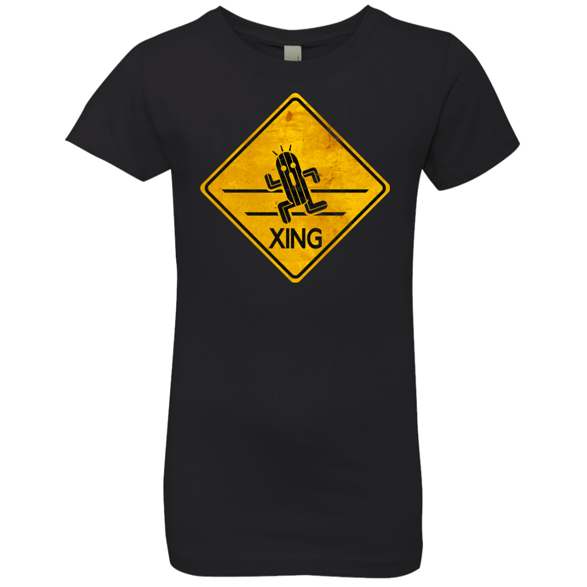 T-Shirts Black / YXS Cactuar Crossing Girls Premium T-Shirt