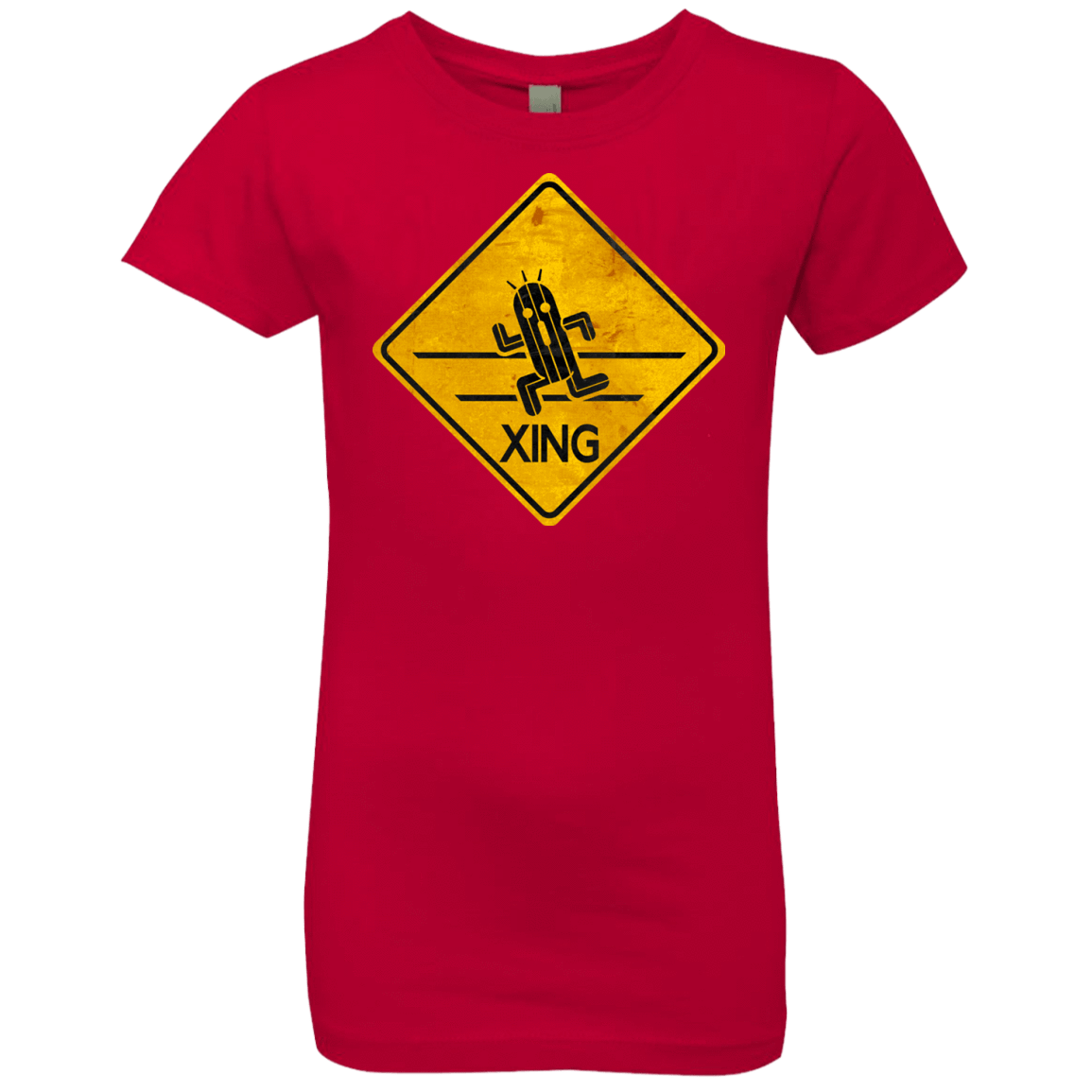 T-Shirts Red / YXS Cactuar Crossing Girls Premium T-Shirt