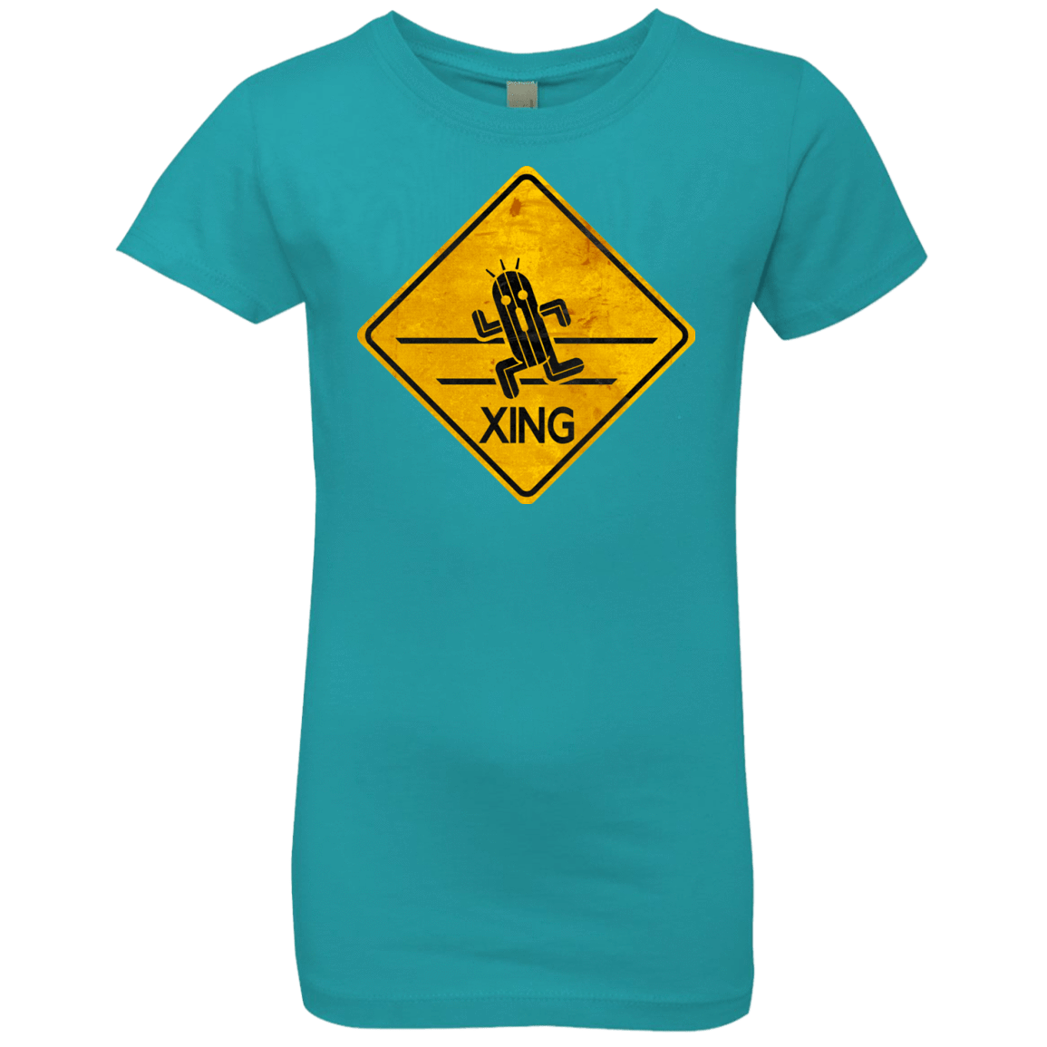 T-Shirts Tahiti Blue / YXS Cactuar Crossing Girls Premium T-Shirt