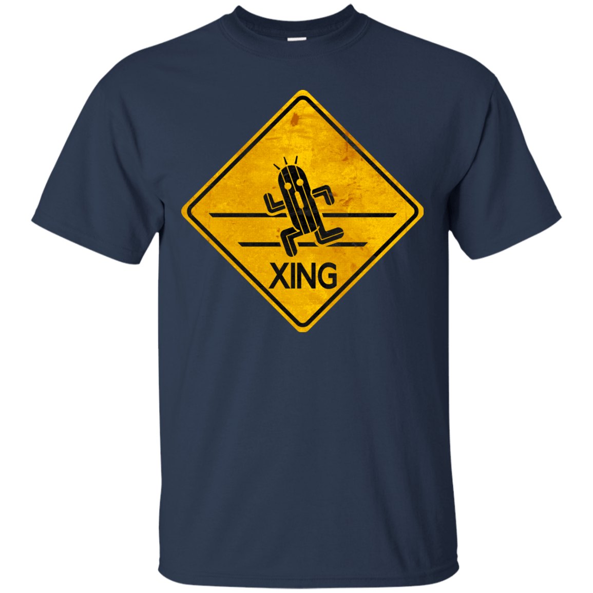 T-Shirts Navy / Small Cactuar Crossing T-Shirt