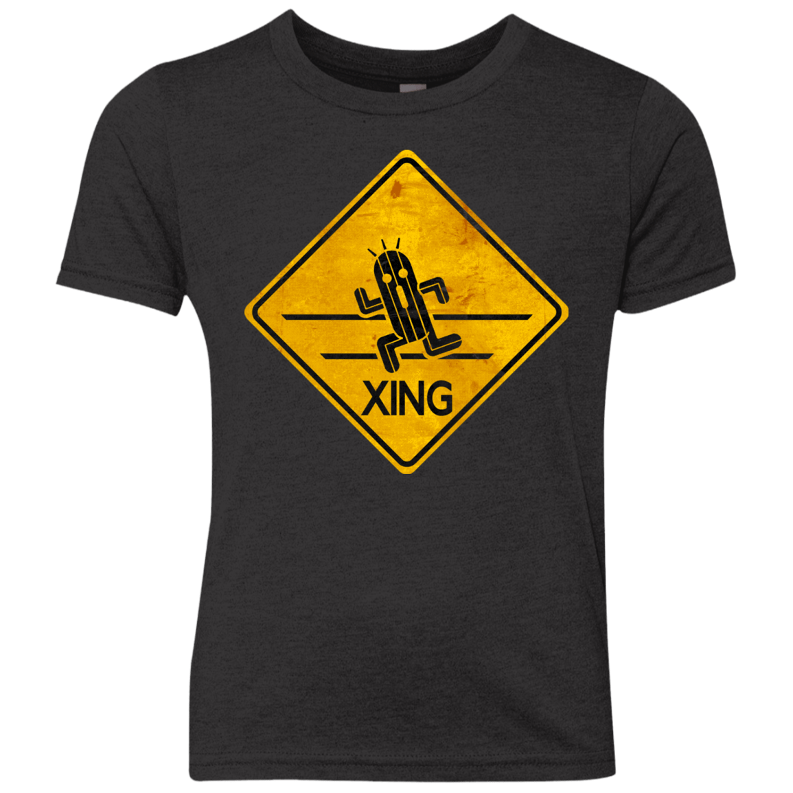 T-Shirts Vintage Black / YXS Cactuar Crossing Youth Triblend T-Shirt