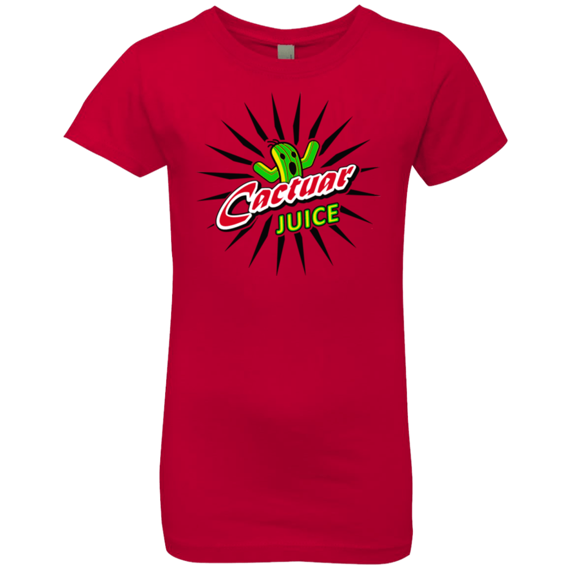 T-Shirts Red / YXS Cactuar juice Girls Premium T-Shirt