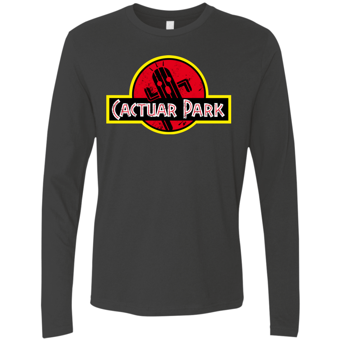T-Shirts Heavy Metal / Small Cactuar Park Men's Premium Long Sleeve