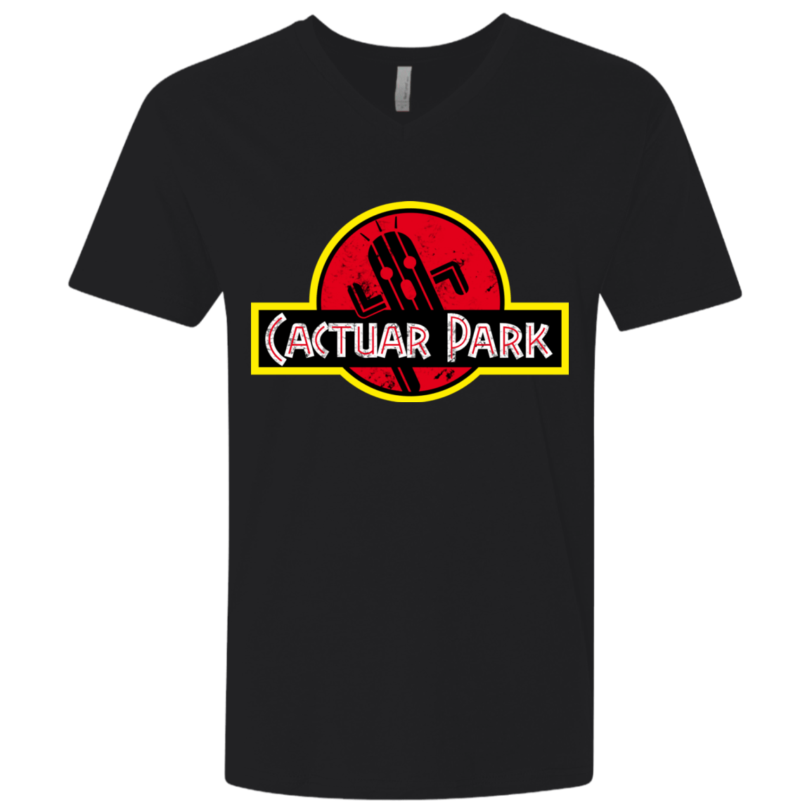 T-Shirts Black / X-Small Cactuar Park Men's Premium V-Neck