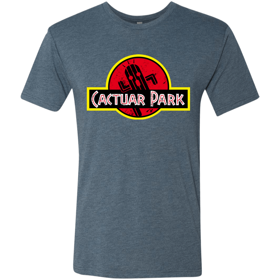 T-Shirts Indigo / Small Cactuar Park Men's Triblend T-Shirt
