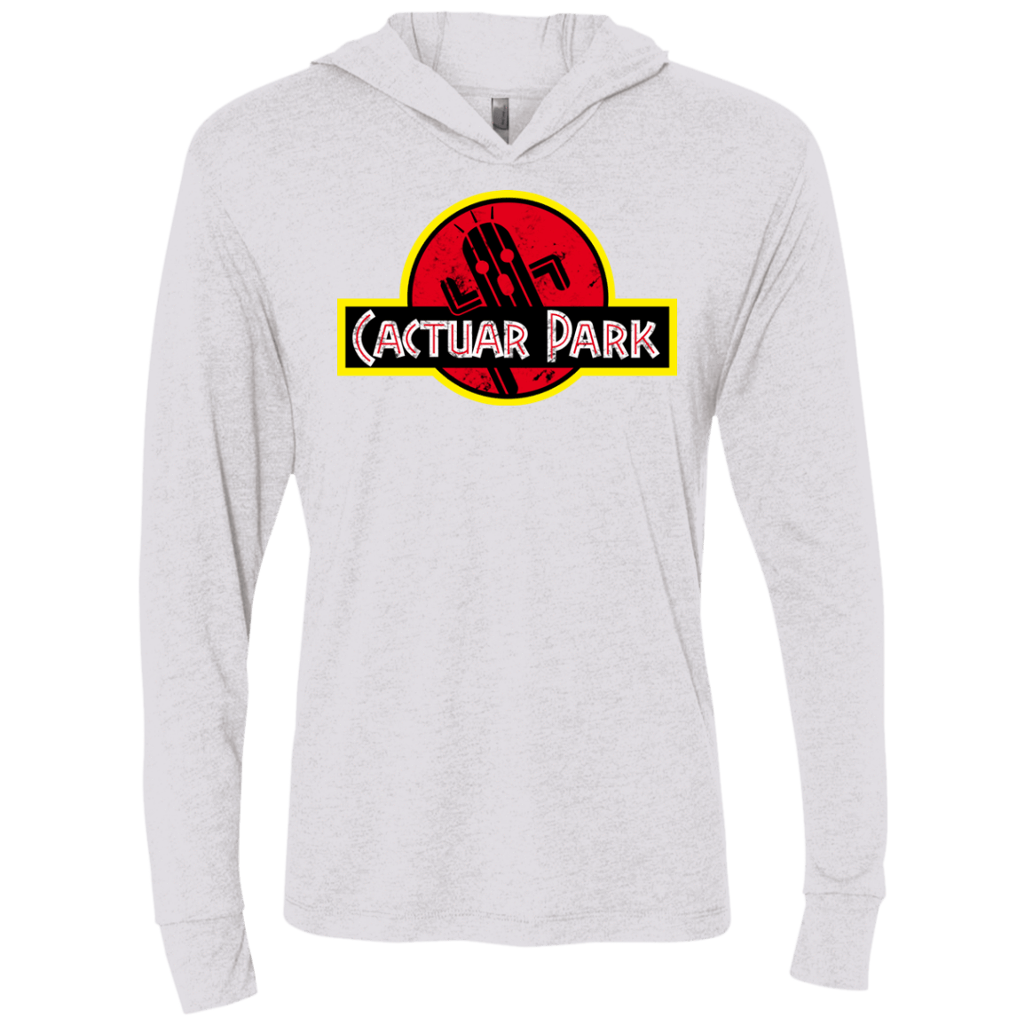 T-Shirts Heather White / X-Small Cactuar Park Triblend Long Sleeve Hoodie Tee