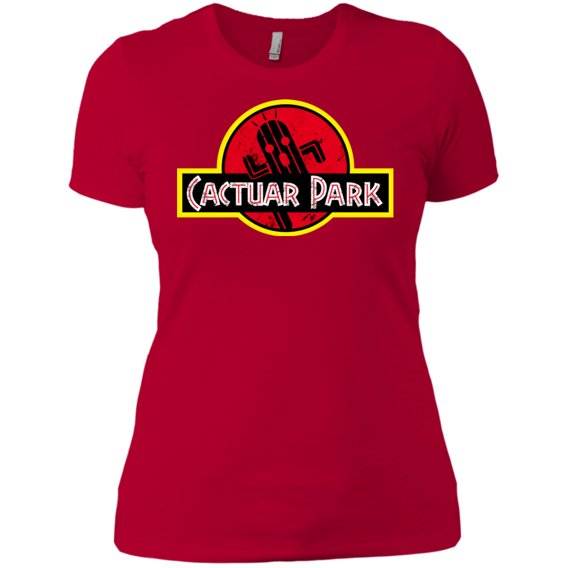 T-Shirts Red / X-Small Cactuar Park Women's Premium T-Shirt