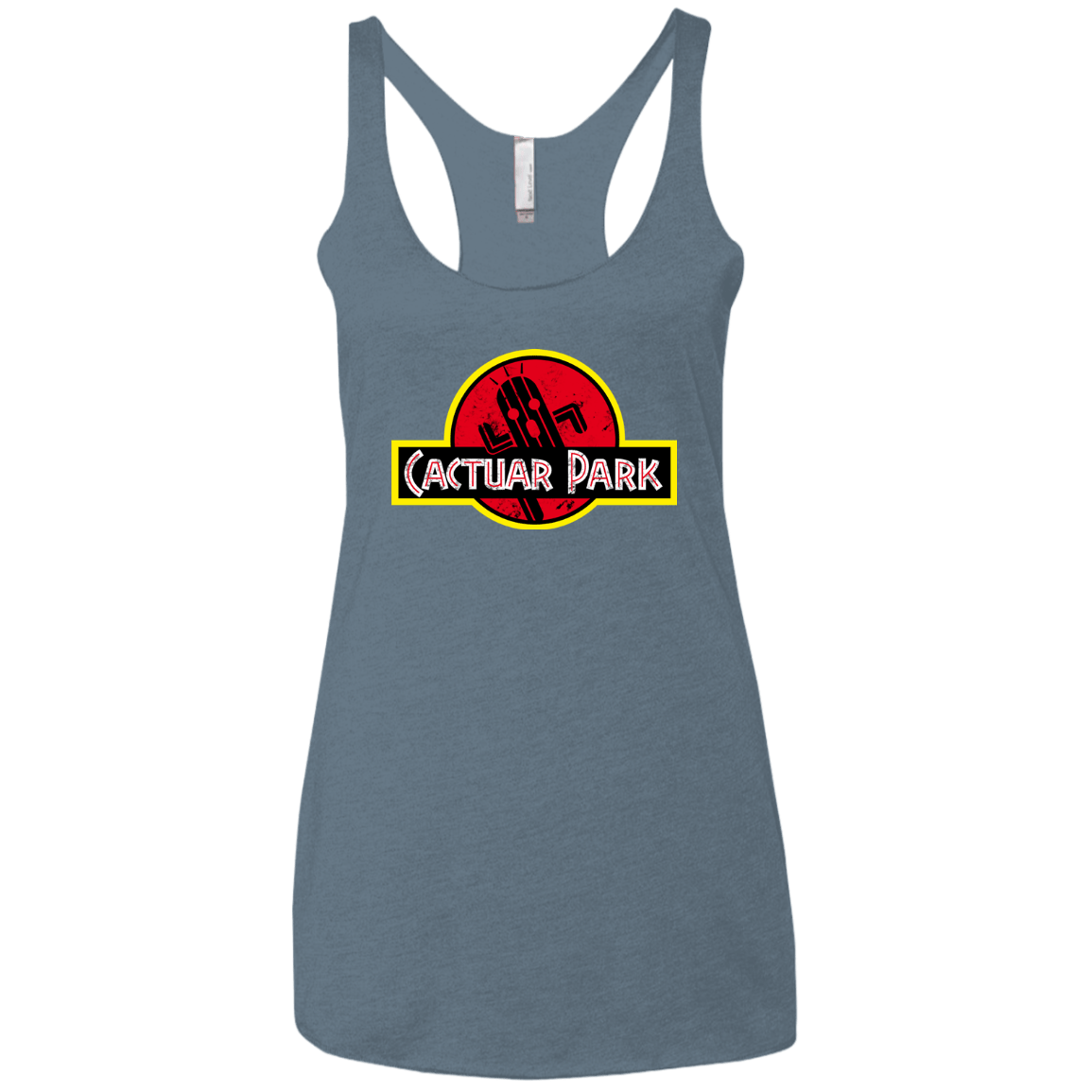 T-Shirts Indigo / X-Small Cactuar Park Women's Triblend Racerback Tank