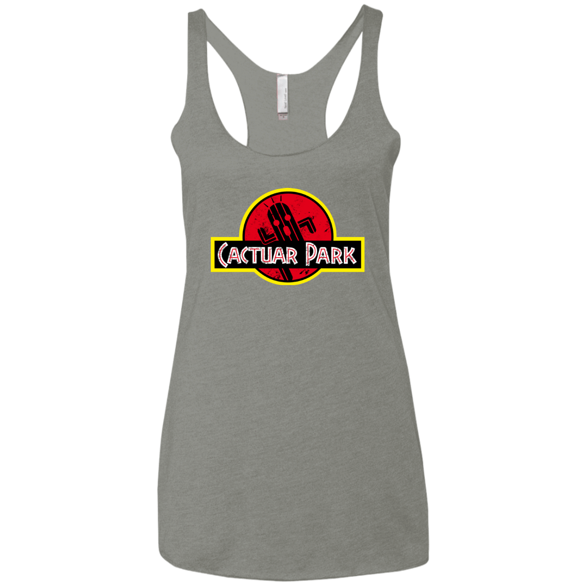 T-Shirts Venetian Grey / X-Small Cactuar Park Women's Triblend Racerback Tank