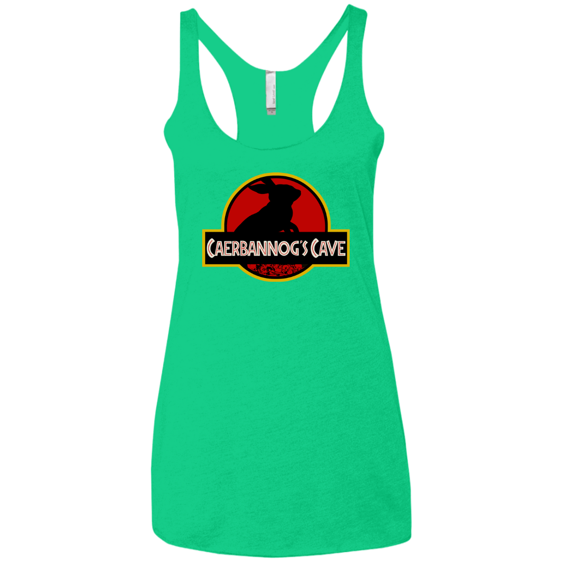 T-Shirts Envy / X-Small Caerbannog Cave Women's Triblend Racerback Tank