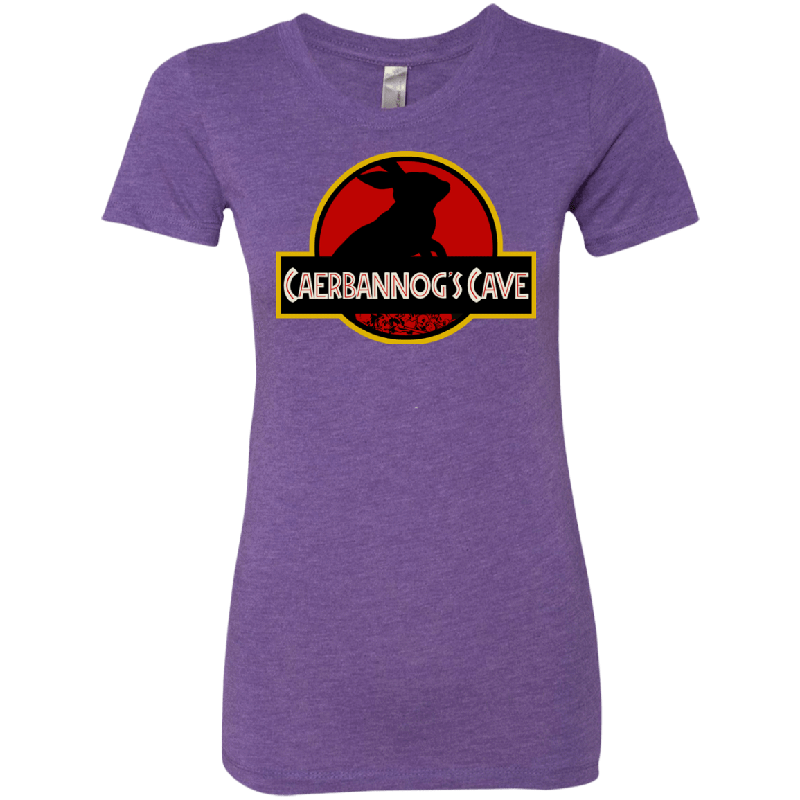 T-Shirts Purple Rush / S Caerbannog Cave Women's Triblend T-Shirt