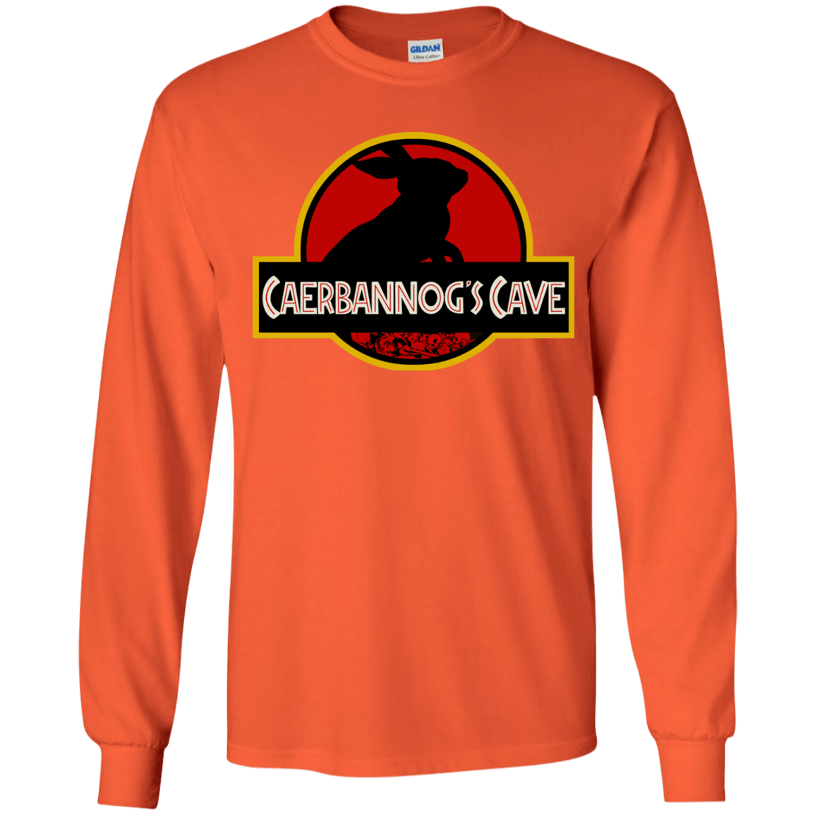 T-Shirts Orange / YS Caerbannog Cave Youth Long Sleeve T-Shirt