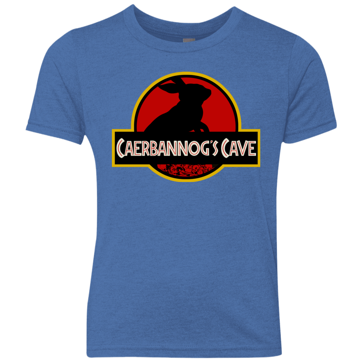 T-Shirts Vintage Royal / YXS Caerbannog Cave Youth Triblend T-Shirt