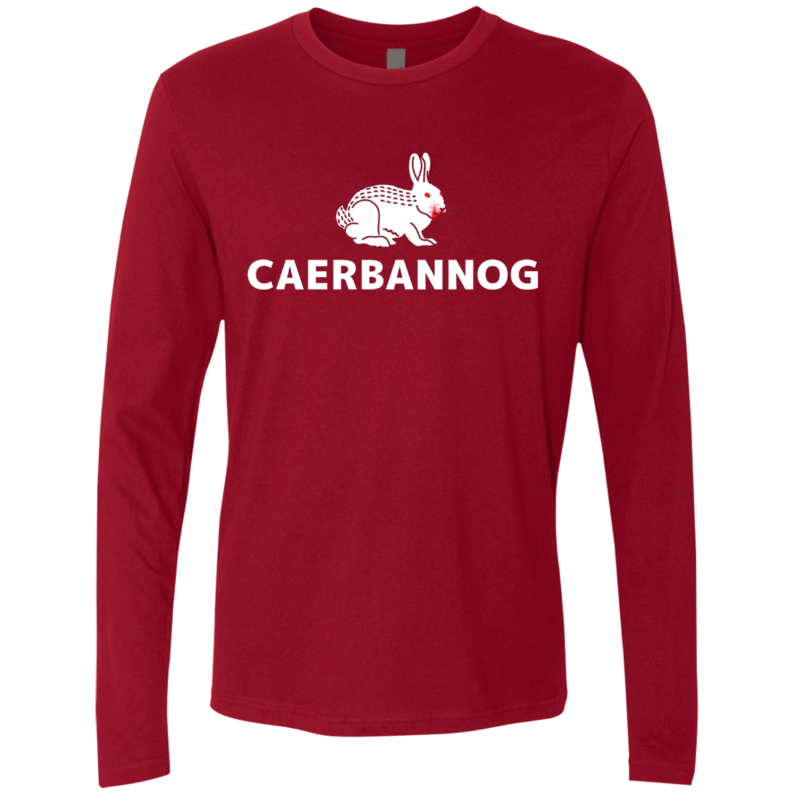T-Shirts Cardinal / S Caerbannog Men's Premium Long Sleeve