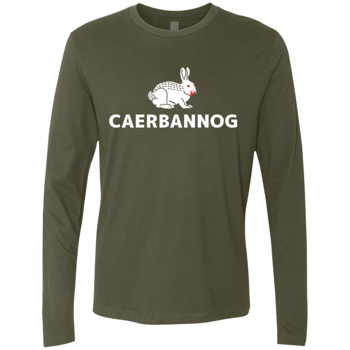 T-Shirts Military Green / S Caerbannog Men's Premium Long Sleeve