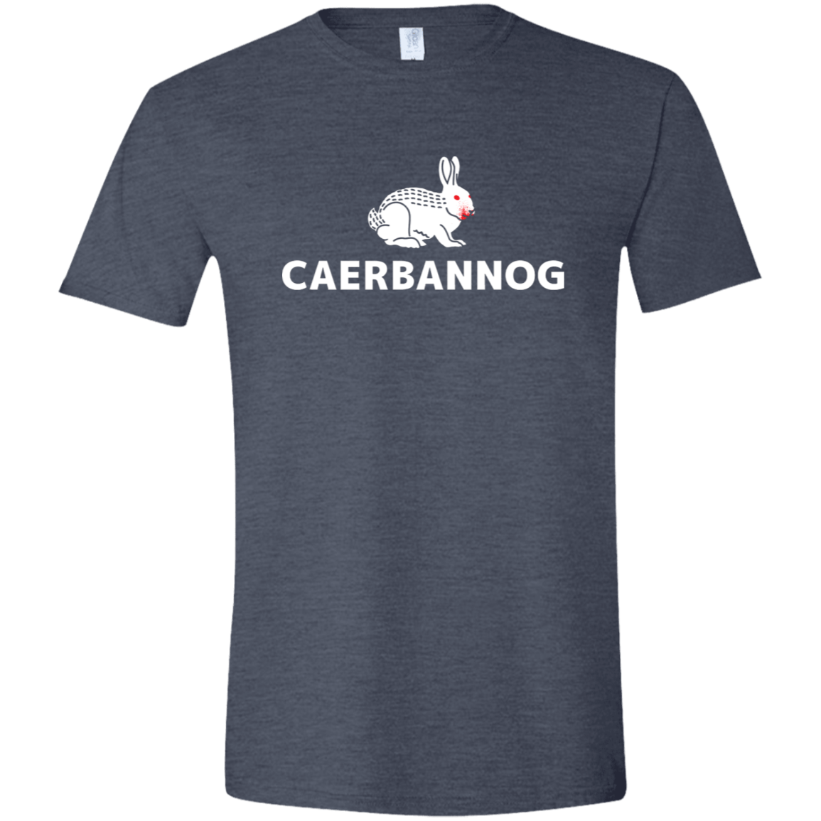 T-Shirts Heather Navy / S Caerbannog Men's Semi-Fitted Softstyle