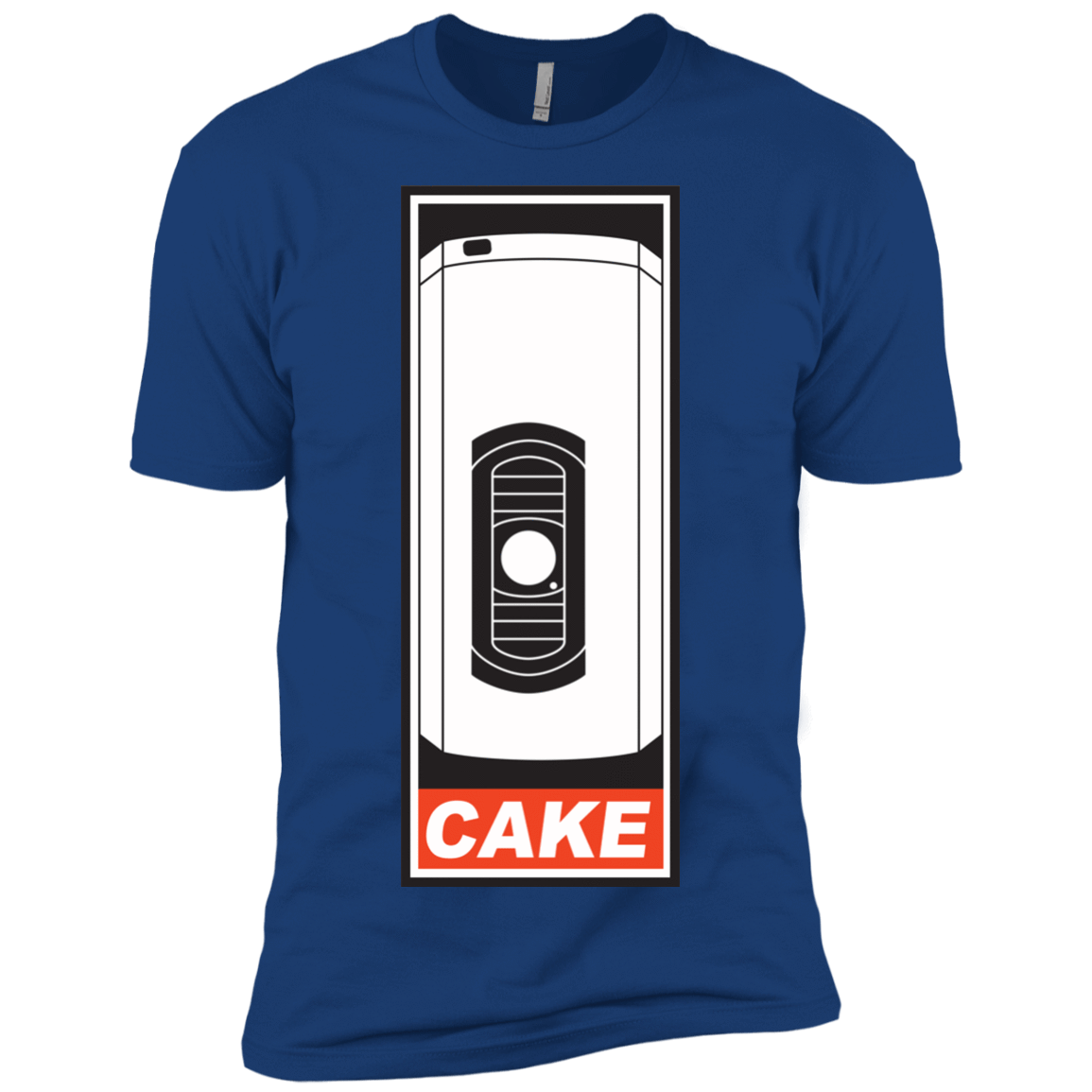 T-Shirts Royal / X-Small Cake is a Lie Men's Premium T-Shirt