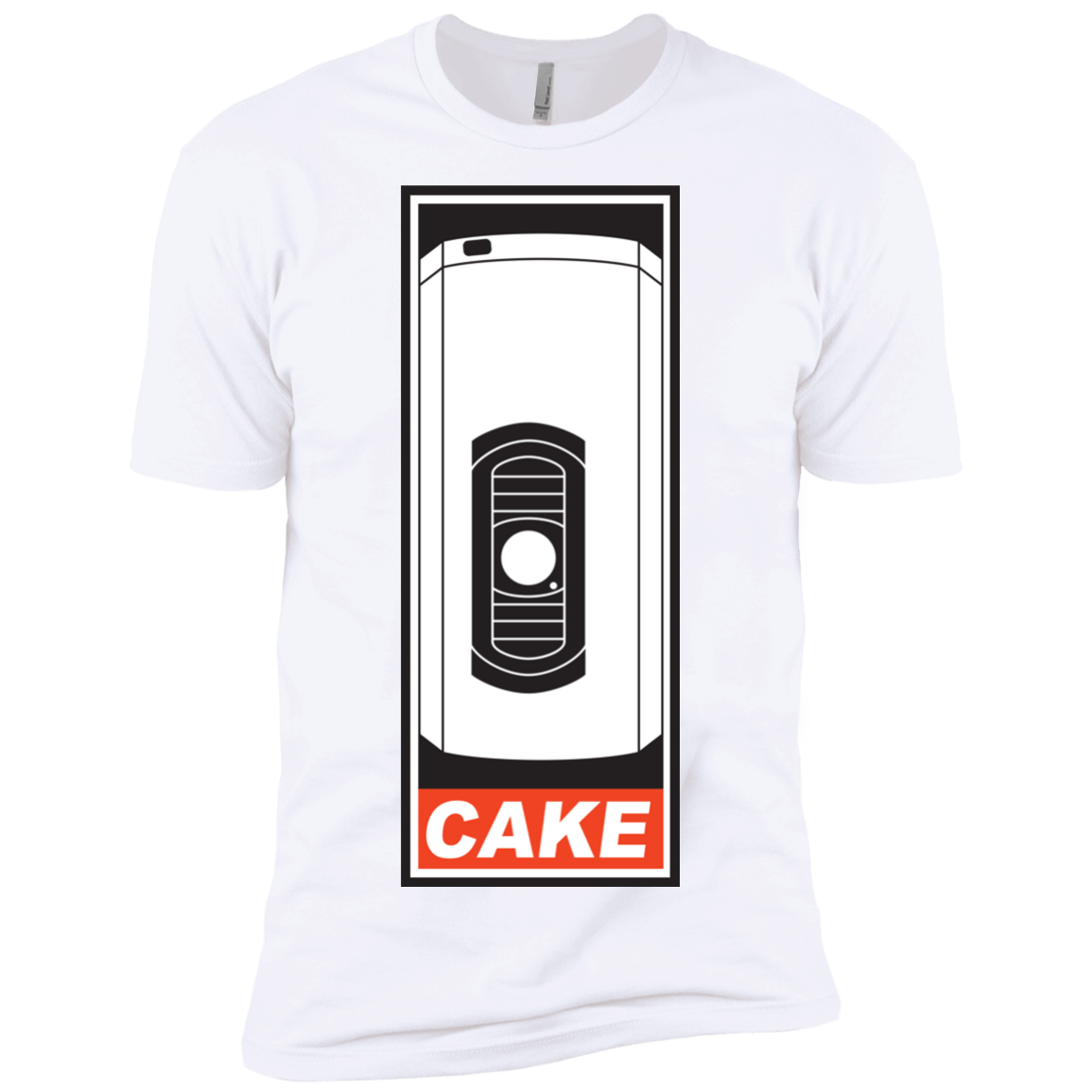 T-Shirts White / X-Small Cake is a Lie Men's Premium T-Shirt
