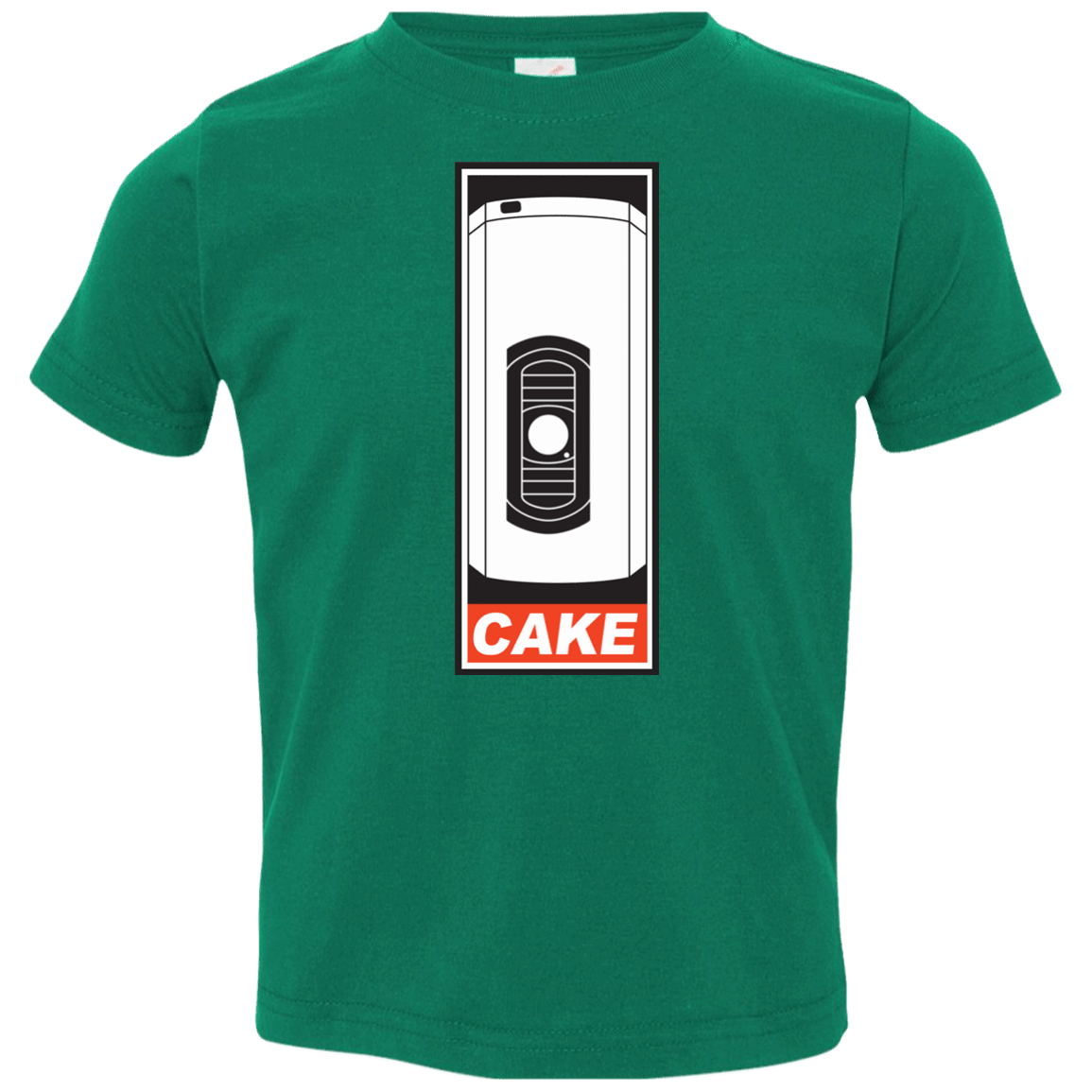 T-Shirts Kelly / 2T Cake is a Lie Toddler Premium T-Shirt