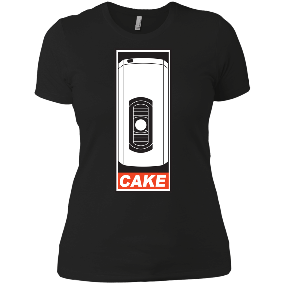 T-Shirts Black / X-Small Cake is a Lie Women's Premium T-Shirt
