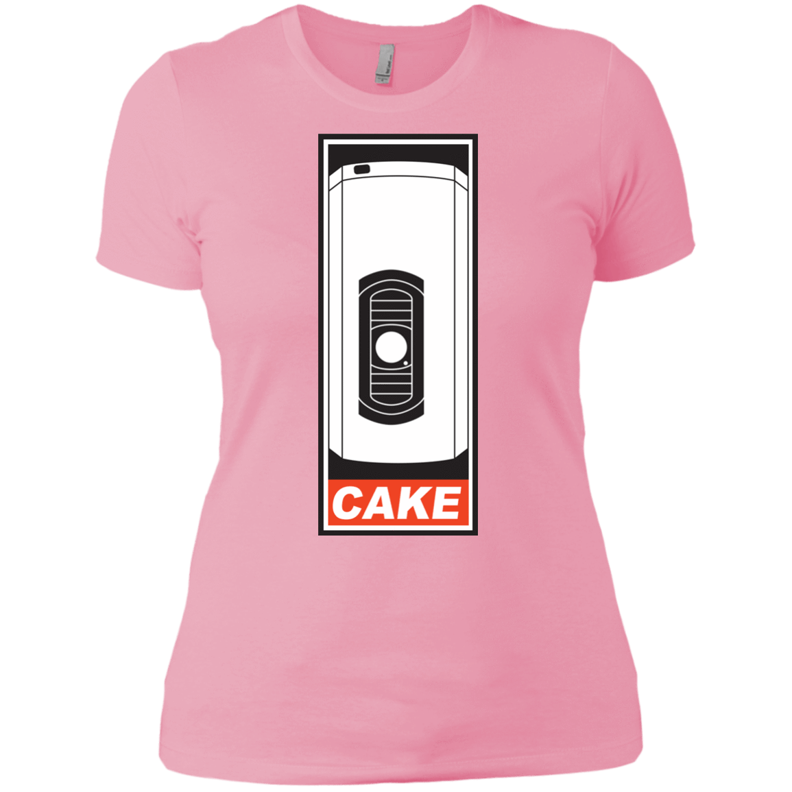 T-Shirts Light Pink / X-Small Cake is a Lie Women's Premium T-Shirt