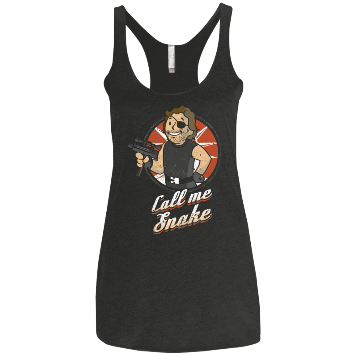 T-Shirts Vintage Black / X-Small Call me Snake Women's Triblend Racerback Tank