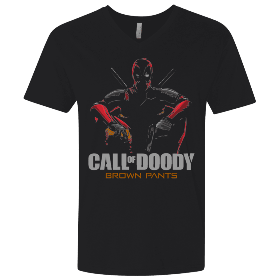 T-Shirts Black / X-Small Call of Doody Men's Premium V-Neck