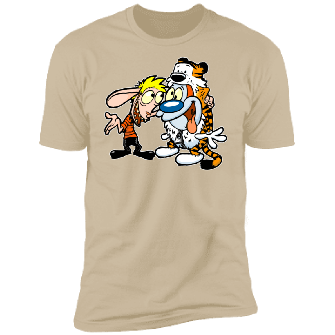 T-Shirts Sand / S Calren n Stimps Men's Premium T-Shirt