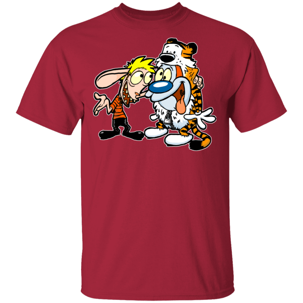 T-Shirts Cardinal / S Calren n Stimps T-Shirt