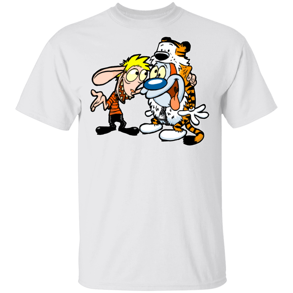 T-Shirts White / S Calren n Stimps T-Shirt