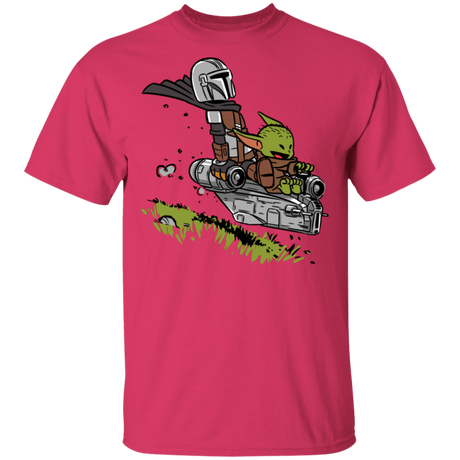 T-Shirts Heliconia / S Calvin Yoda Mandalorian T-Shirt