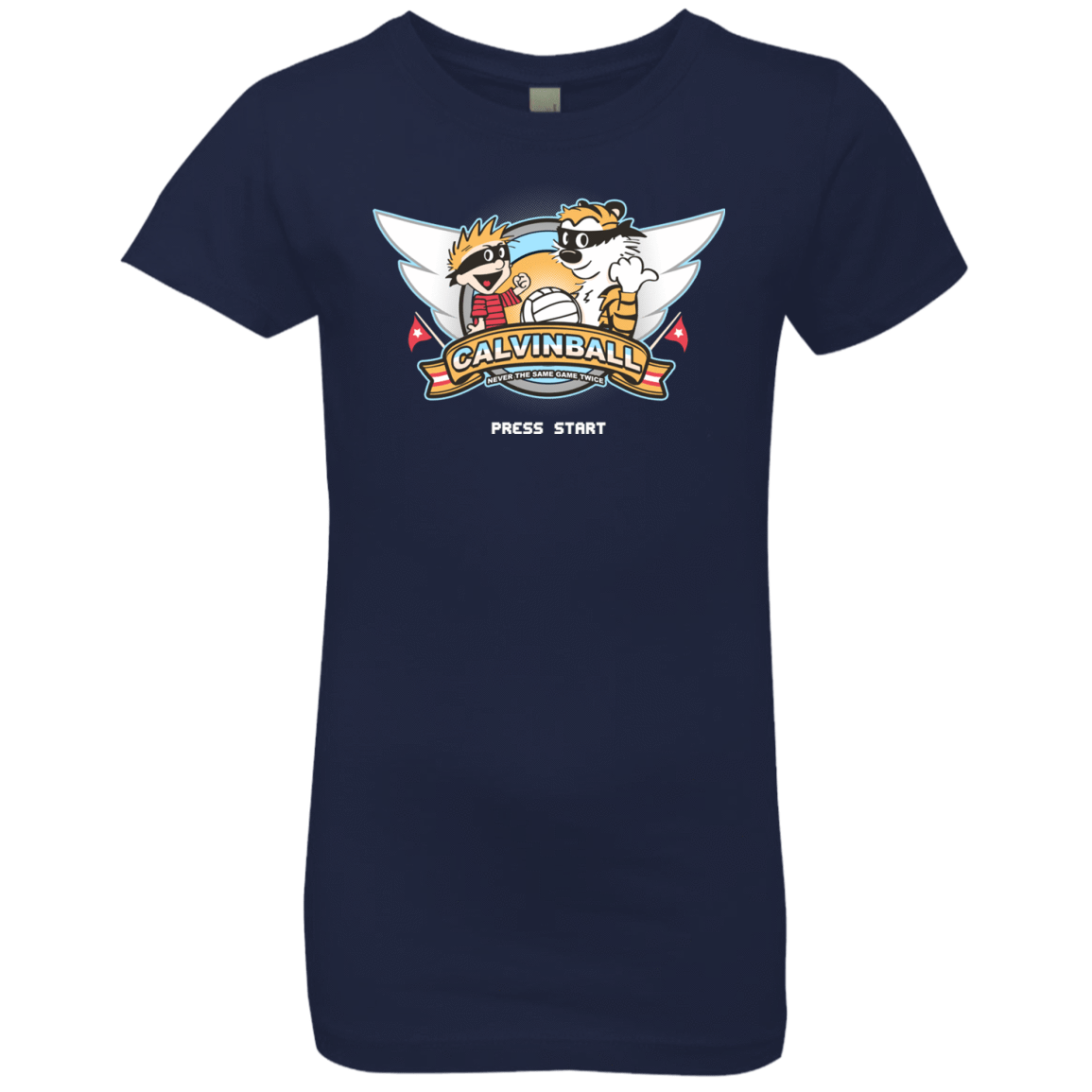 T-Shirts Midnight Navy / YXS Calvinball Video Game Girls Premium T-Shirt