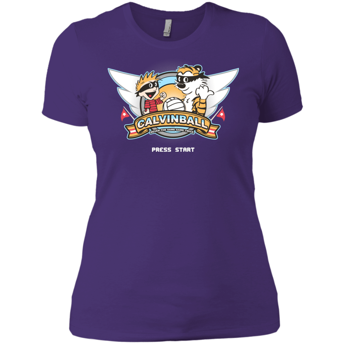 T-Shirts Purple / X-Small Calvinball Video Game Women's Premium T-Shirt