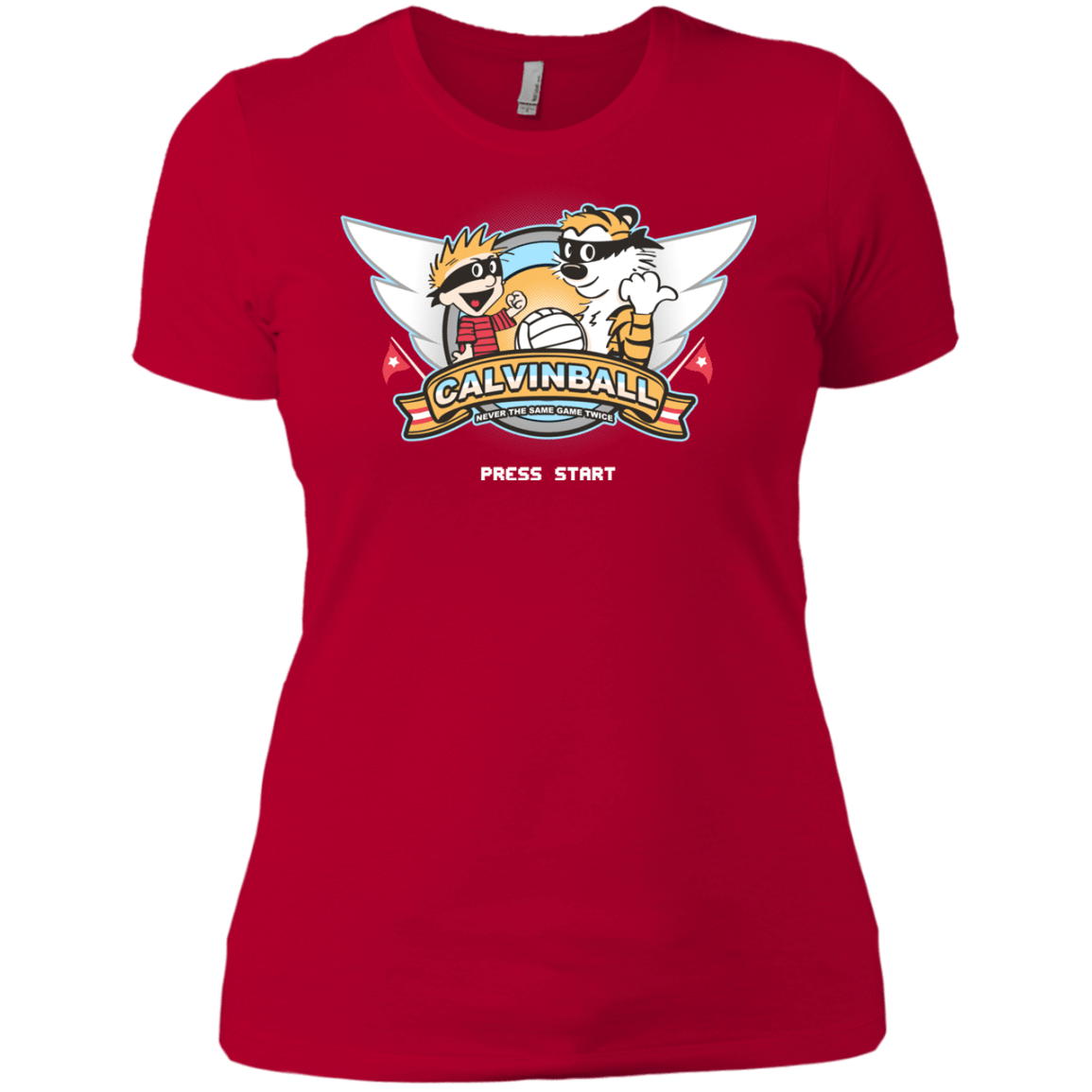 T-Shirts Red / X-Small Calvinball Video Game Women's Premium T-Shirt