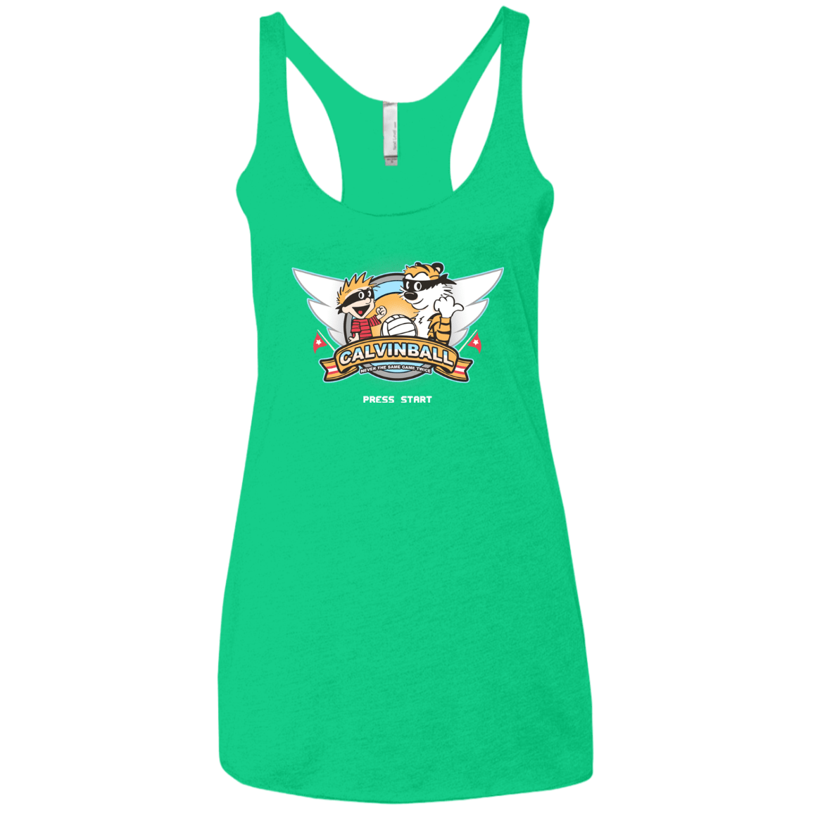 T-Shirts Envy / X-Small Calvinball Video Game Women's Triblend Racerback Tank