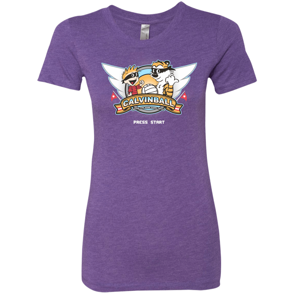 T-Shirts Purple Rush / Small Calvinball Video Game Women's Triblend T-Shirt