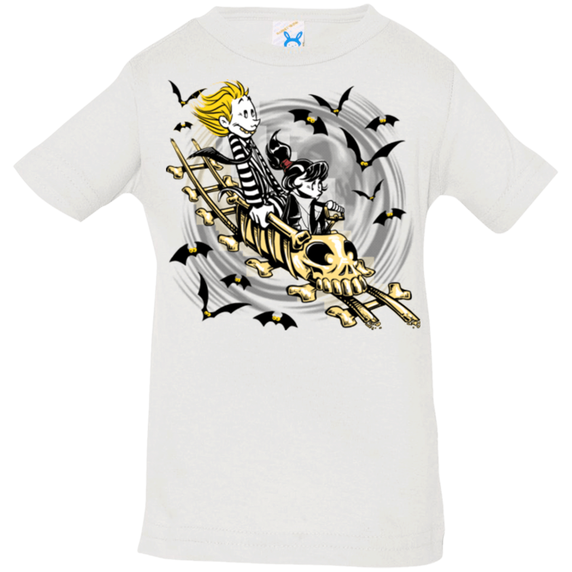 T-Shirts White / 6 Months Calvydia and Beetle Hobbes Infant Premium T-Shirt