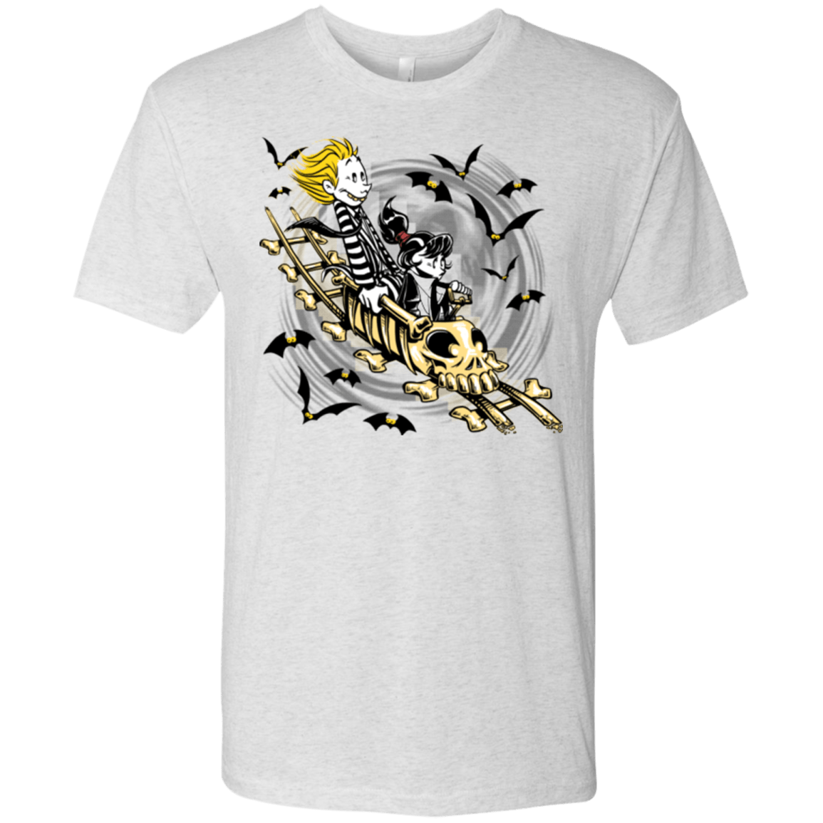 T-Shirts Heather White / Small Calvydia and Beetle Hobbes Men's Triblend T-Shirt