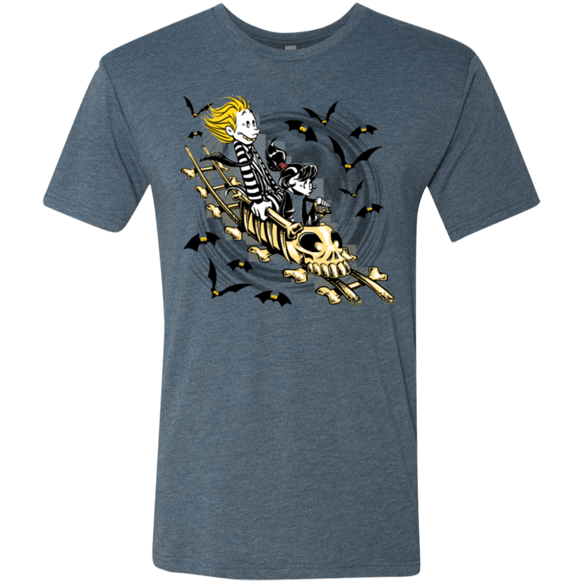 T-Shirts Indigo / Small Calvydia and Beetle Hobbes Men's Triblend T-Shirt