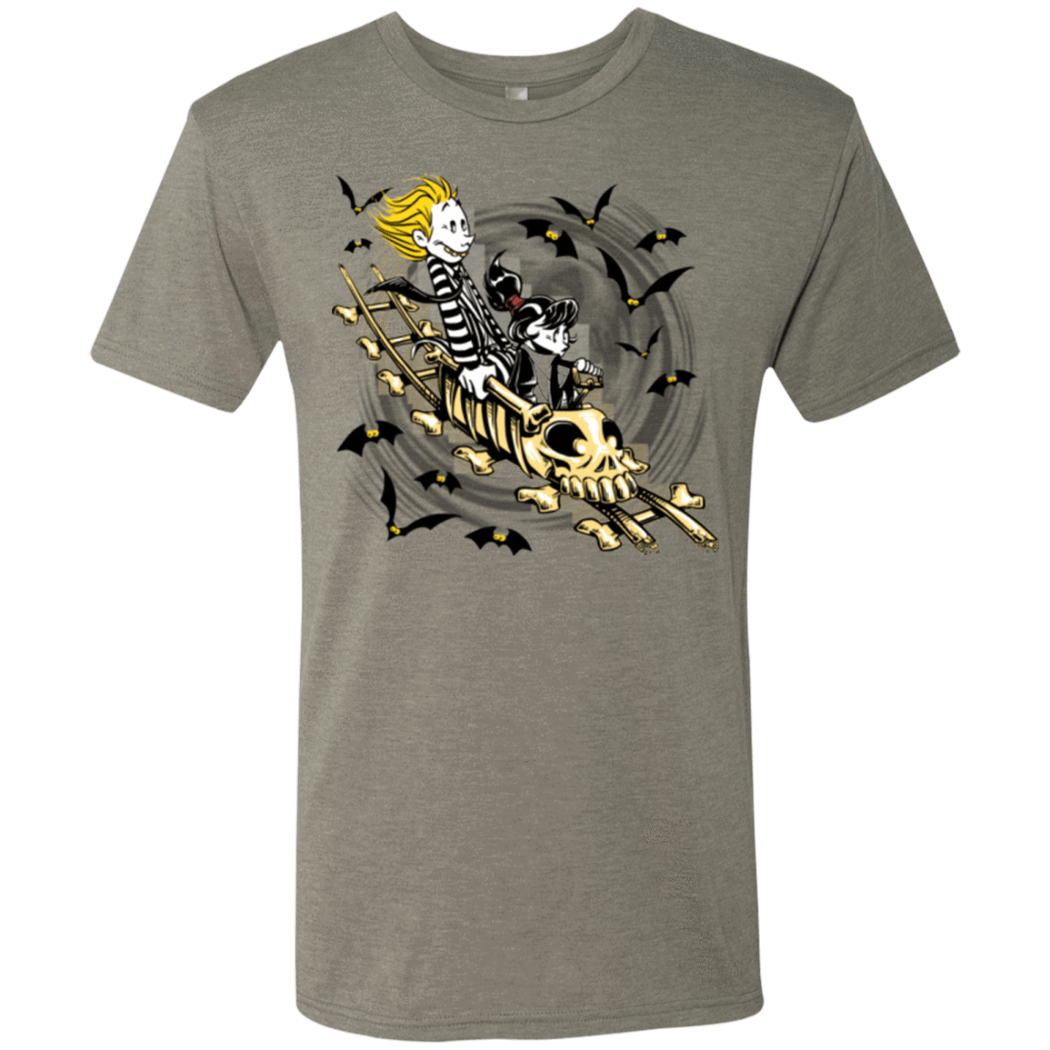 T-Shirts Venetian Grey / Small Calvydia and Beetle Hobbes Men's Triblend T-Shirt