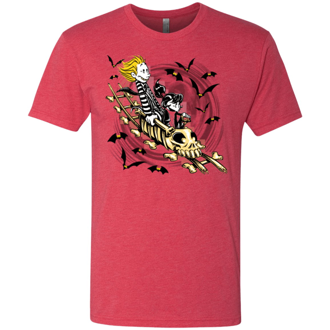 T-Shirts Vintage Red / Small Calvydia and Beetle Hobbes Men's Triblend T-Shirt