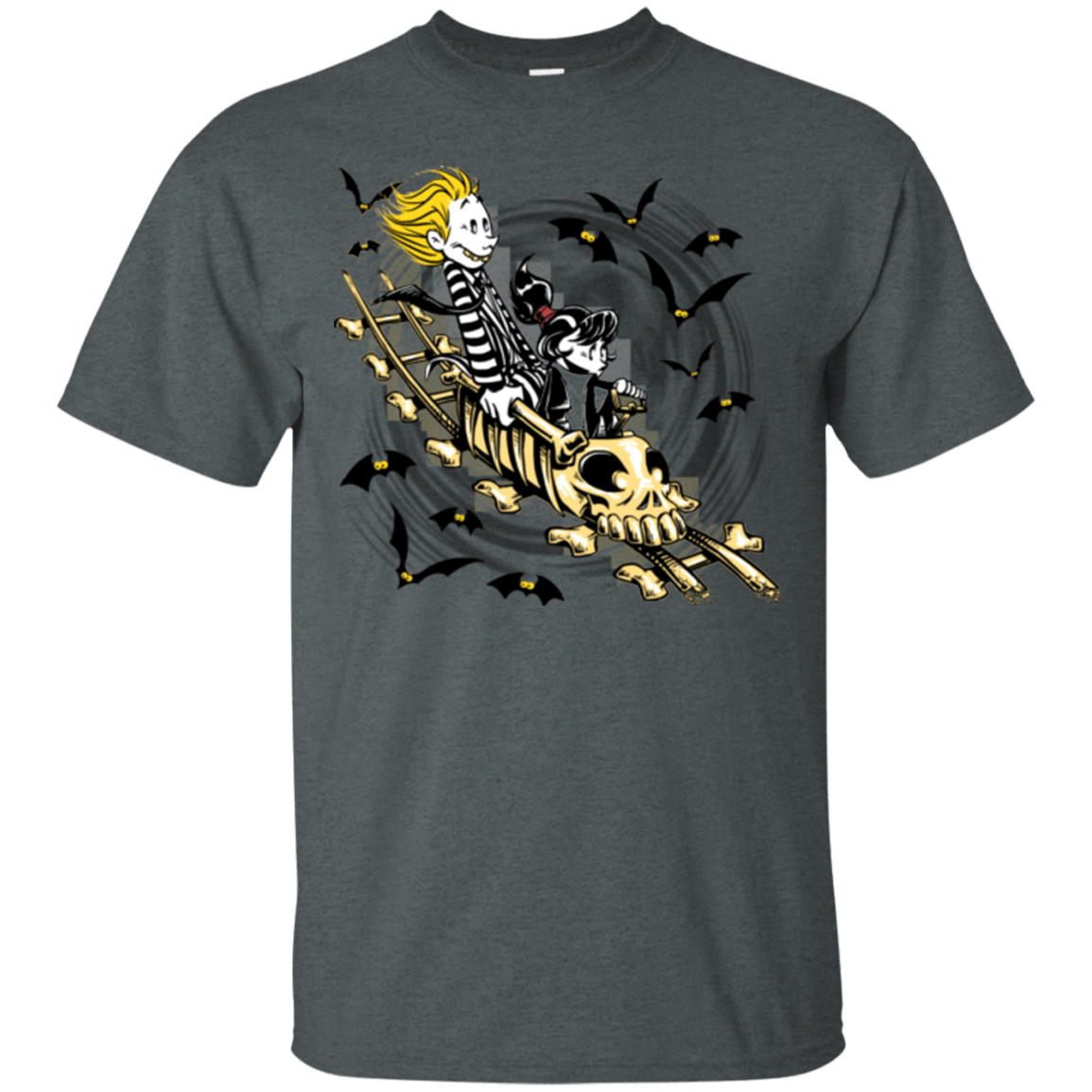 T-Shirts Dark Heather / Small Calvydia and Beetle Hobbes T-Shirt