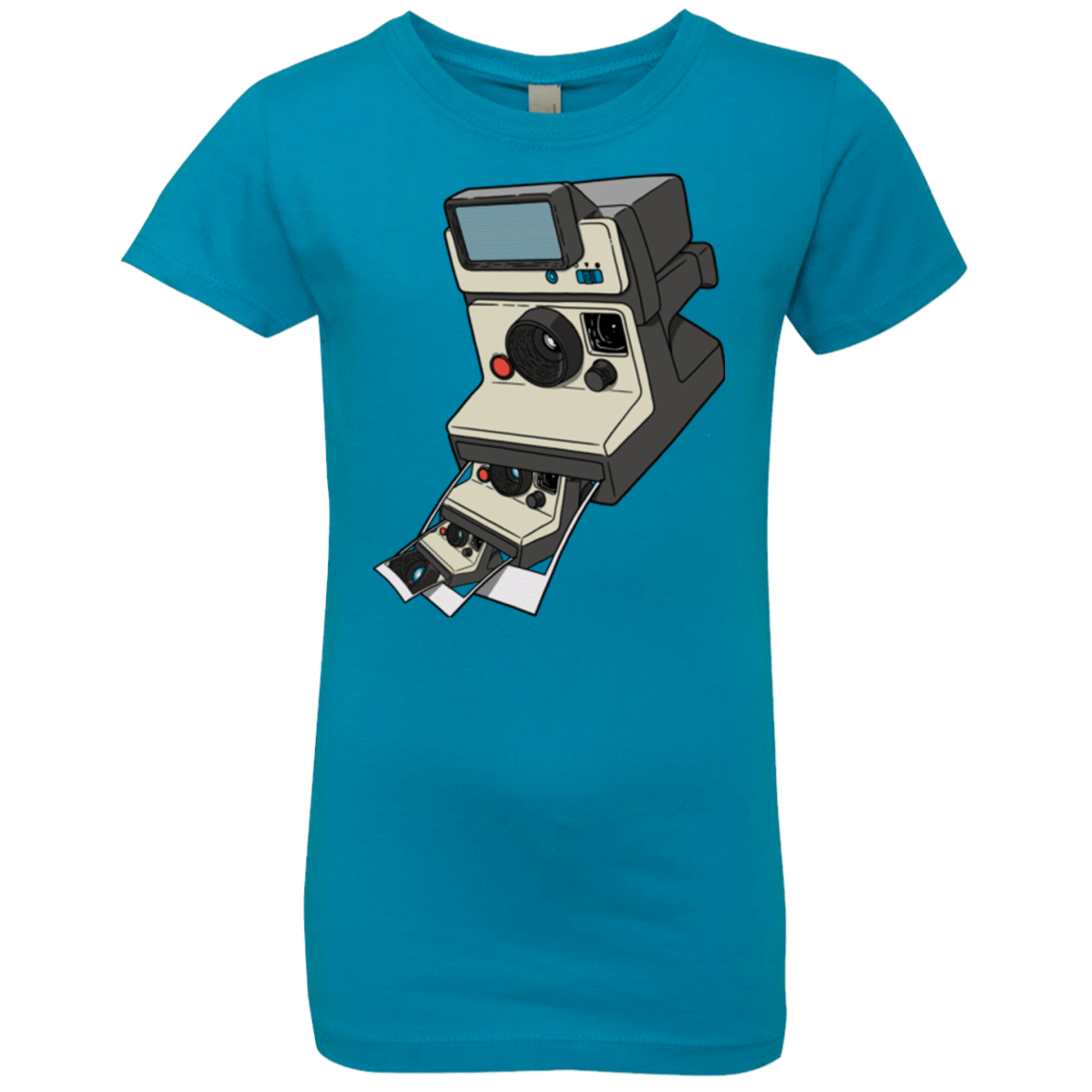 T-Shirts Turquoise / YXS Cam Ception Girls Premium T-Shirt