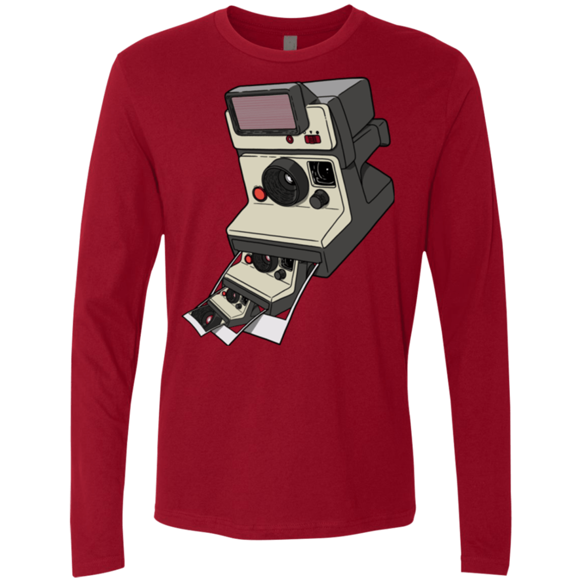 T-Shirts Cardinal / Small Cam Ception Men's Premium Long Sleeve
