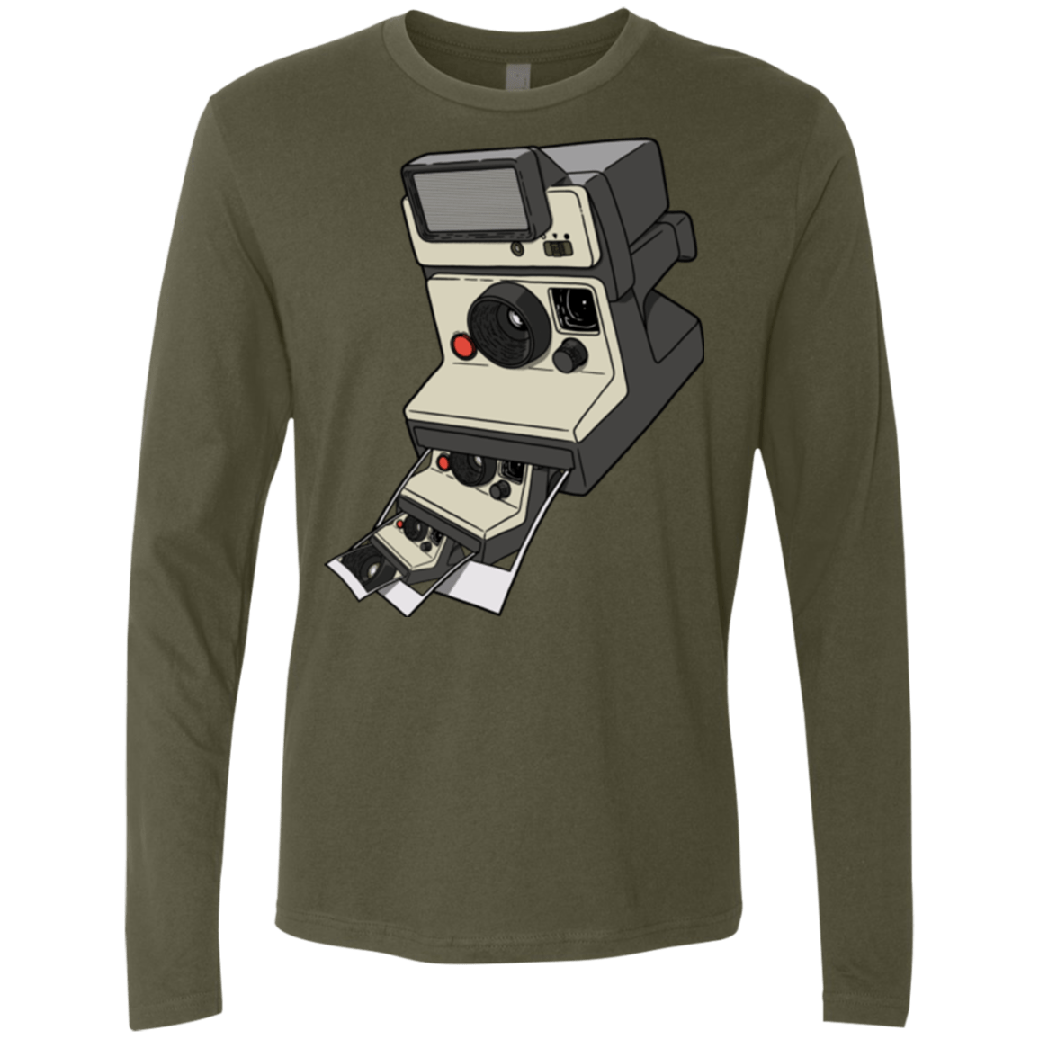 T-Shirts Military Green / Small Cam Ception Men's Premium Long Sleeve