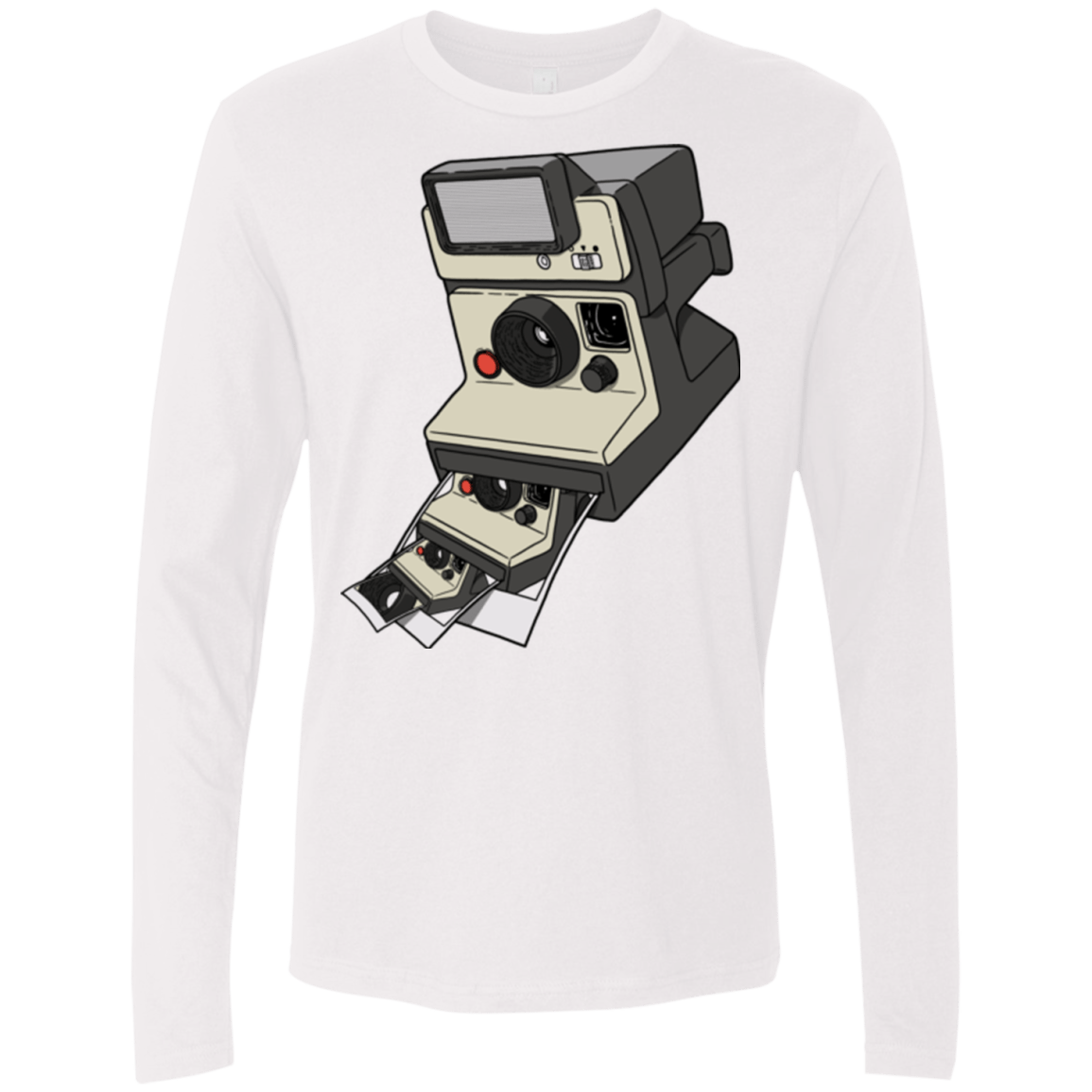T-Shirts White / Small Cam Ception Men's Premium Long Sleeve