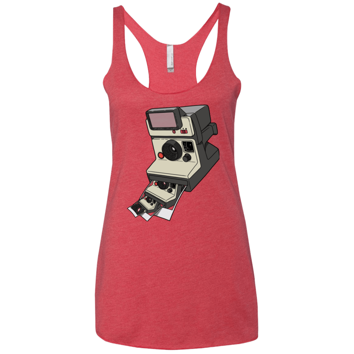 T-Shirts Vintage Red / X-Small Cam Ception Women's Triblend Racerback Tank