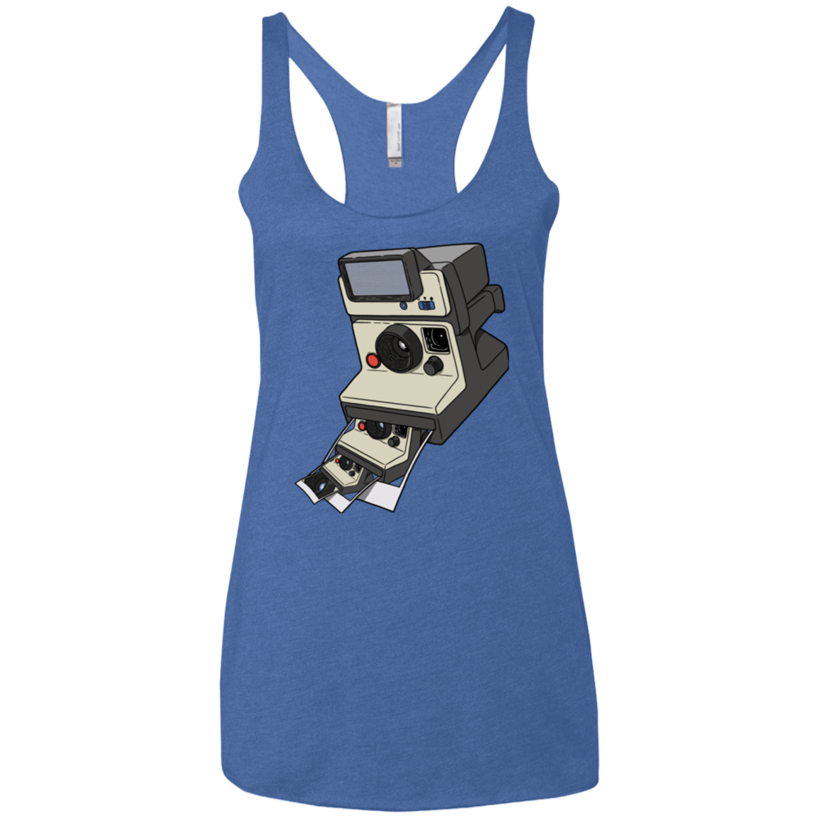 T-Shirts Vintage Royal / X-Small Cam Ception Women's Triblend Racerback Tank