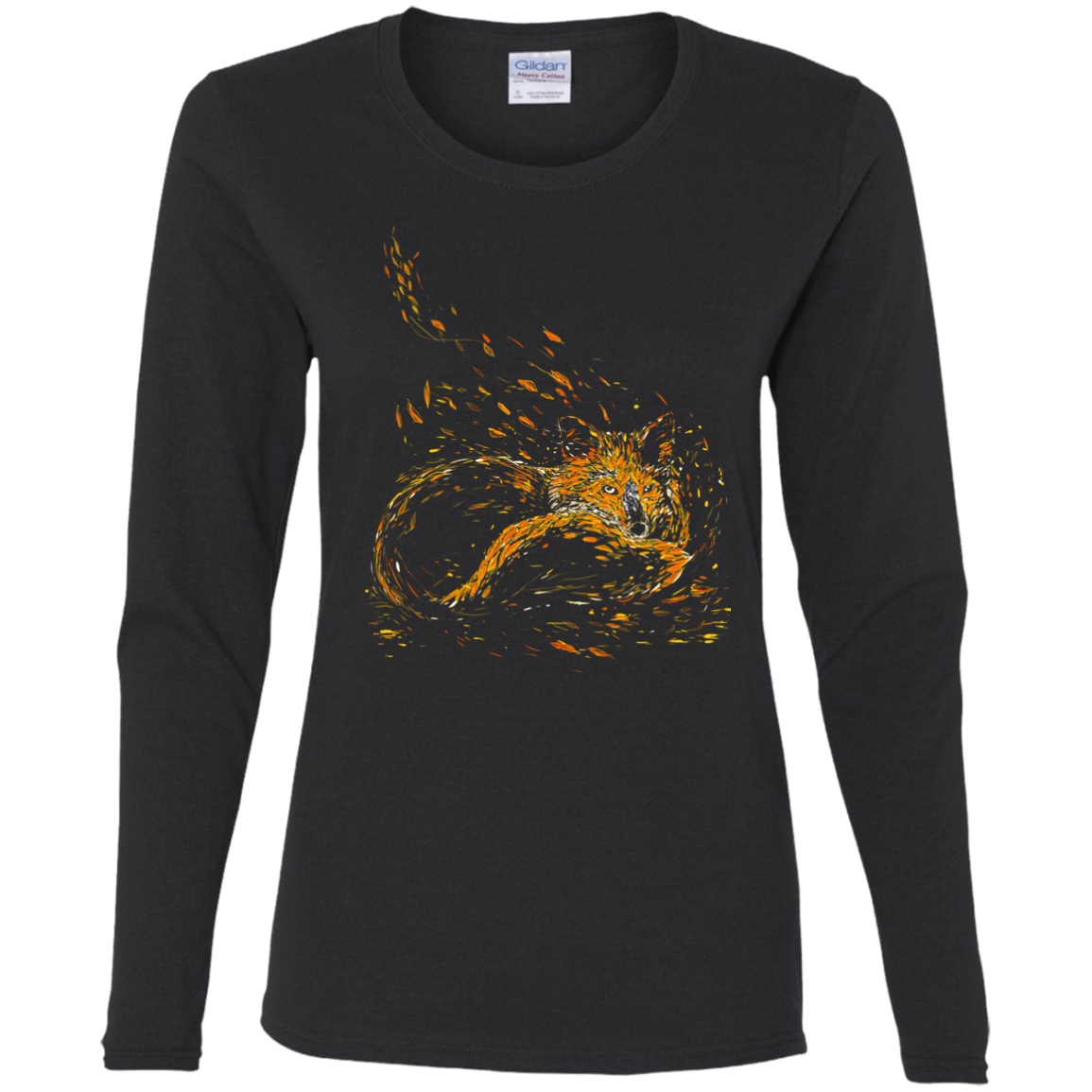 T-Shirts Black / S Cameo Fox Women's Long Sleeve T-Shirt