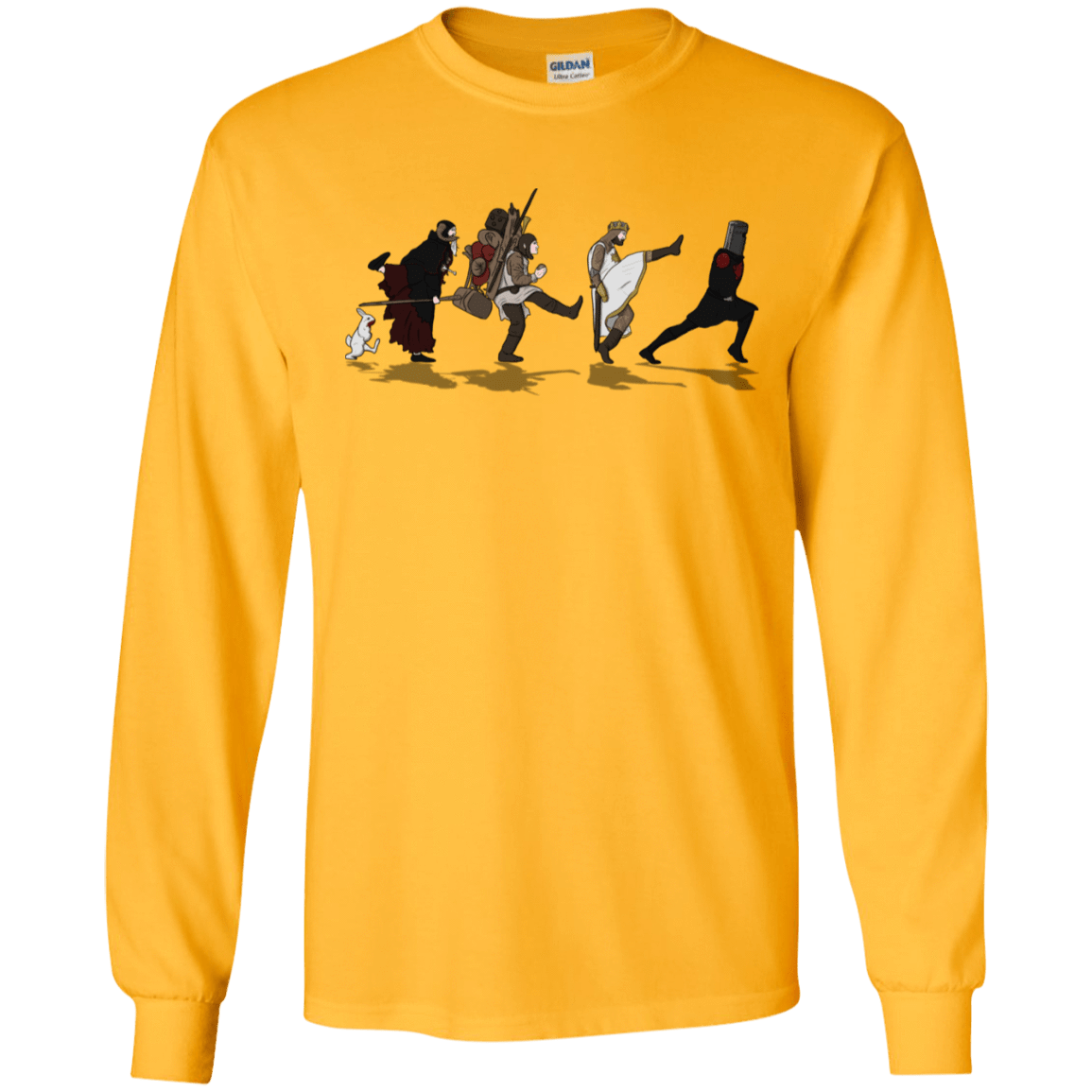 T-Shirts Gold / S Caminando Hacía El Grial Men's Long Sleeve T-Shirt